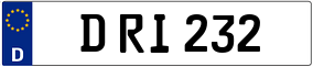 Truck License Plate